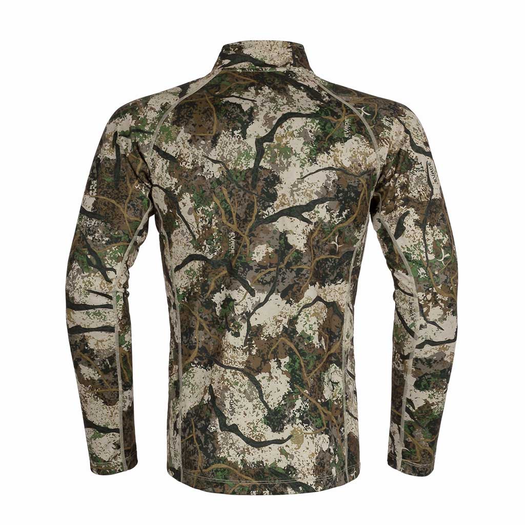 Merino wool base layer for hunting - Minette Merino Zip Neck - TUSX