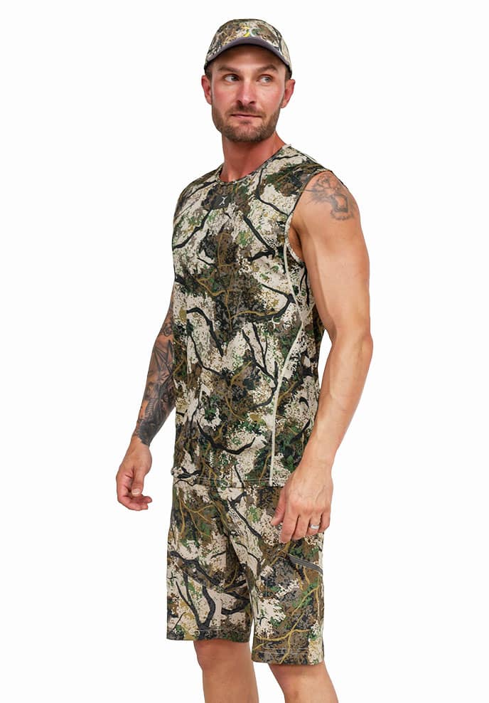 camouflage sleeveless t shirts