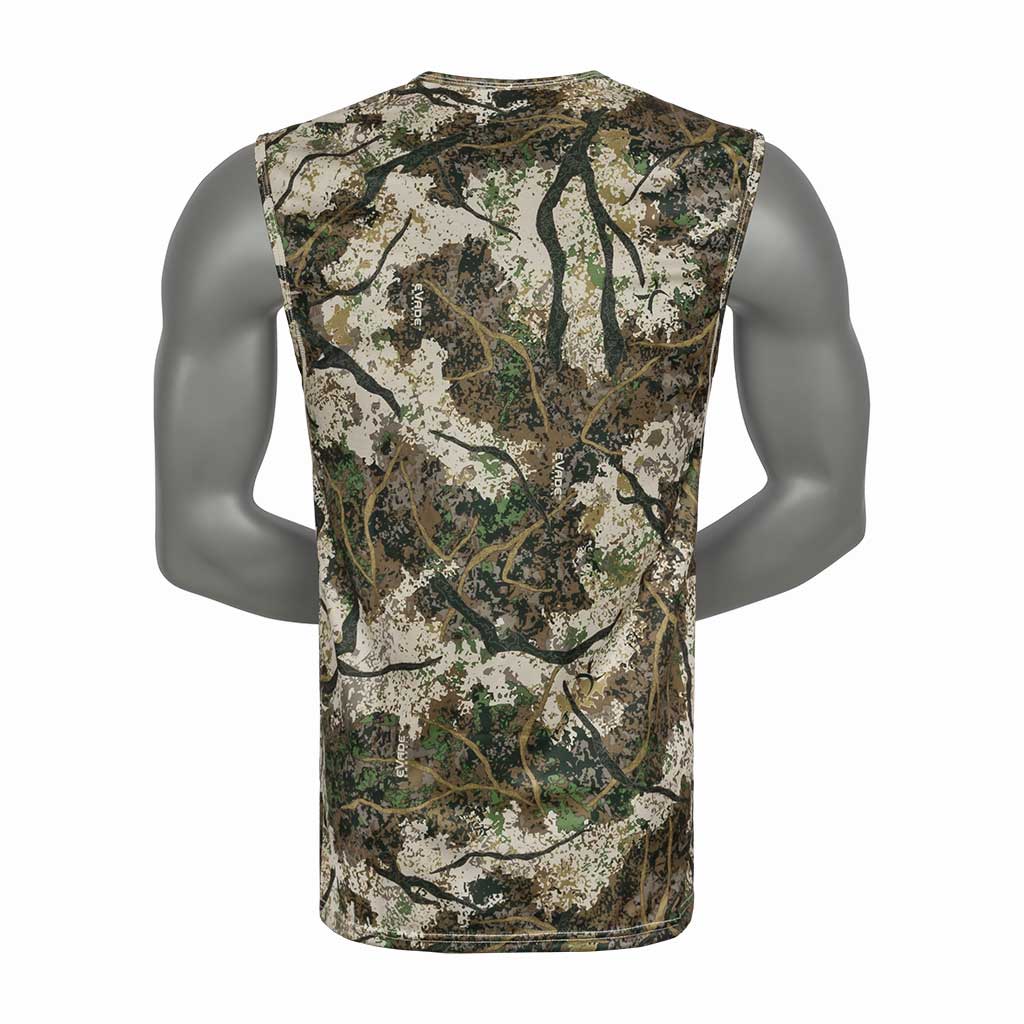 Camouflage Print Loose Sleeveless High Waist T-shirts Camouflage Print Loose Sleeveless High Waist T-shirts