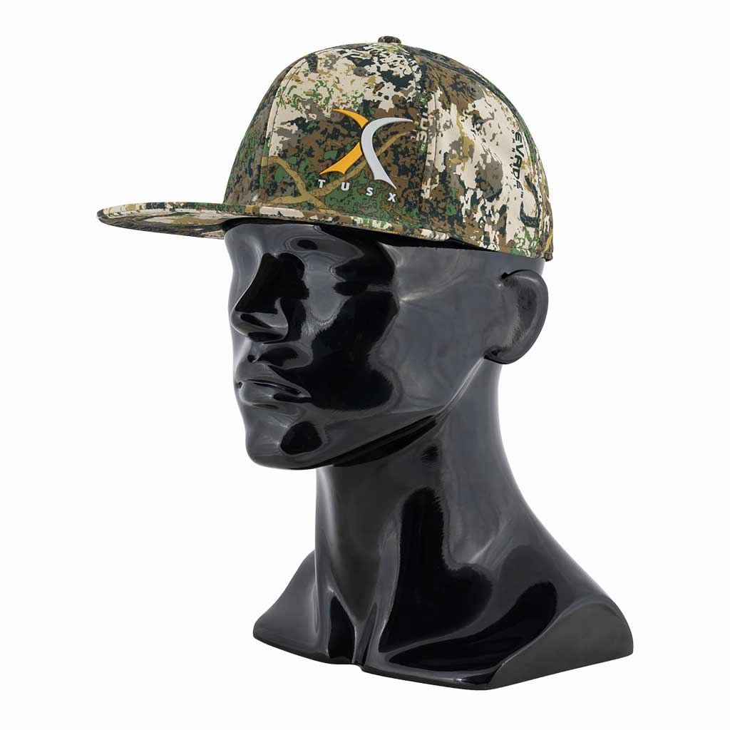 Camo flat brim cap TUSX