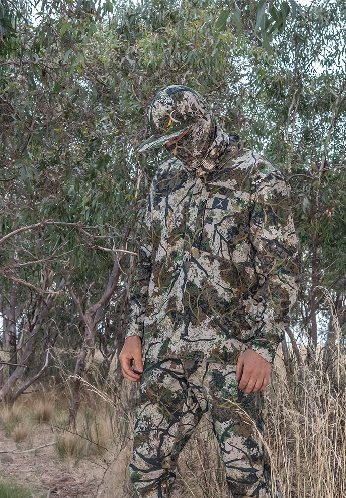 camo flat brim cap