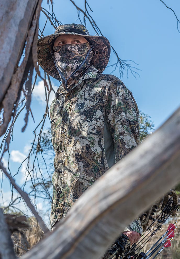 camo sun hat