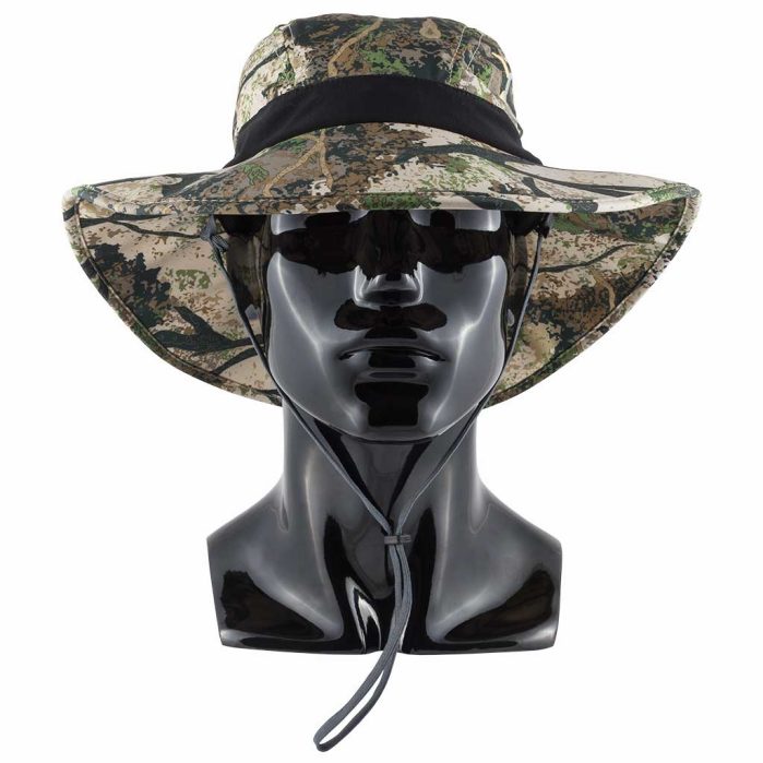 Camo sun hat for bright sunny conditions - Stone Shade Hat - TUSX